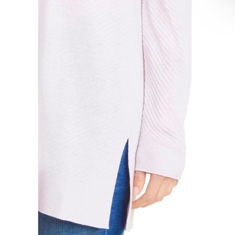 NEW EILEEN FISHER WOOL V-NECK TUNIC SWEATER - Picture 4 of 9